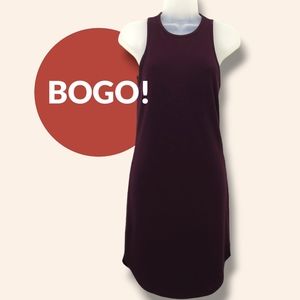 FOREVER 21 Dress Sleeveless Jersey Knit Wine Purple Bodycon Medium